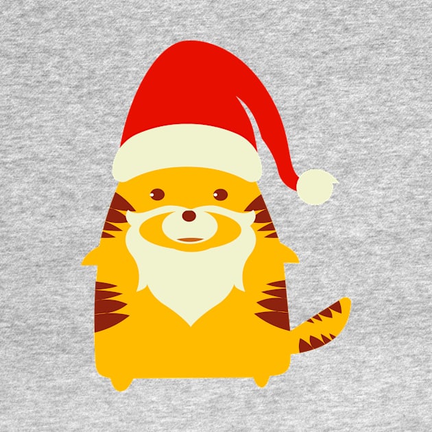 Funny tiger crhritsmas by ugisdesign